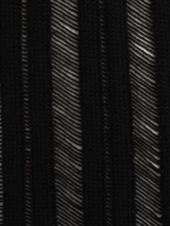 Danial ladder stitch knit sweater