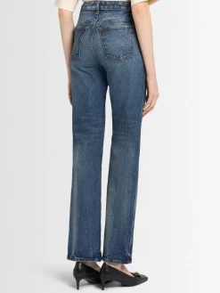 Danielle cotton blend straight leg jeans