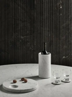 Decanter Ellipse in marmo di Carrara