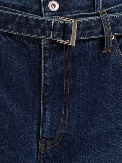 Denim jeans w/ belt