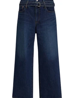 Denim jeans w/ belt