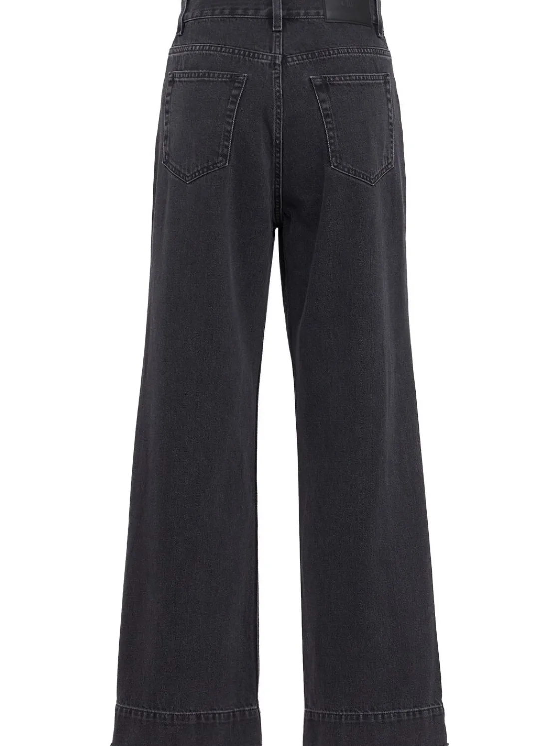 Denim straight jeans