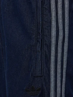Denim track pants