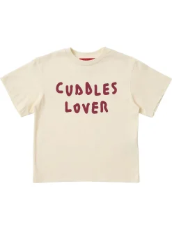 Embroidered cotton jersey t-shirt
