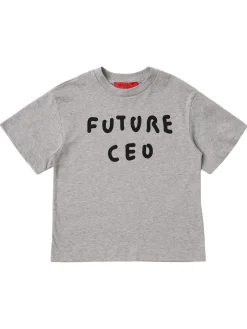 Embroidered cotton jersey t-shirt