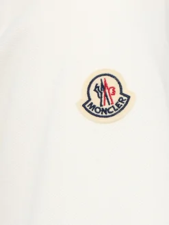 Embroidered logo cotton polo shirt