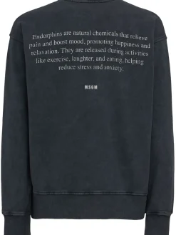 Endorphin cotton crewneck sweatshirt