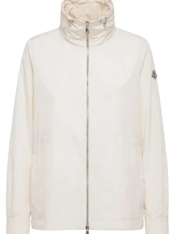 Enette tech hooded short parka jacket