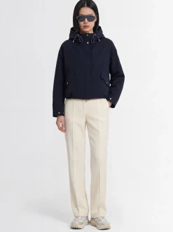 Eucalyptus nylon hooded down jacket