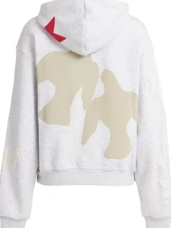 Felpa classica in misto cotone con cappuccio