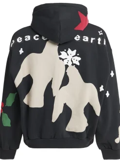 Felpa CPFM in cotone pesante con zip e cappuccio