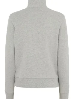 Felpa Diya in misto cotone con mezza zip