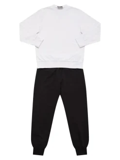 Felpa e pantaloni in cotone