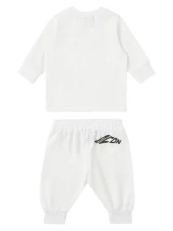 Felpa e pantaloni in misto cotone