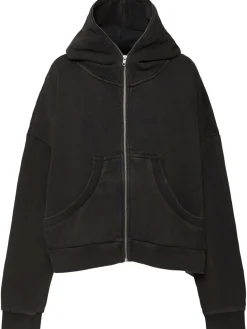 Felpa Eternal in cotone con zip e cappuccio