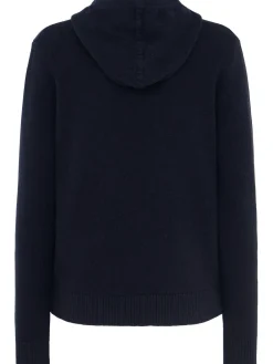 Felpa Giada in maglia di lana con cappuccio