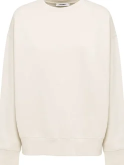 Felpa girocollo Elizabeth in cotone felpato