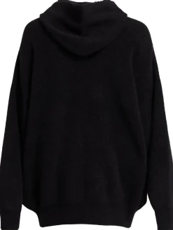 Felpa Hun in misto alpaca con cappuccio