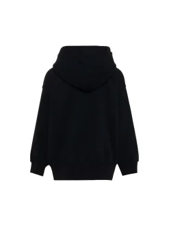 Felpa in cotone con cappuccio