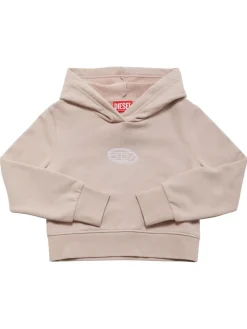 Felpa in cotone con cappuccio