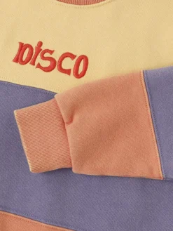 Felpa in cotone con stampa