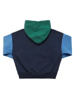 Felpa in cotone organico con cappuccio