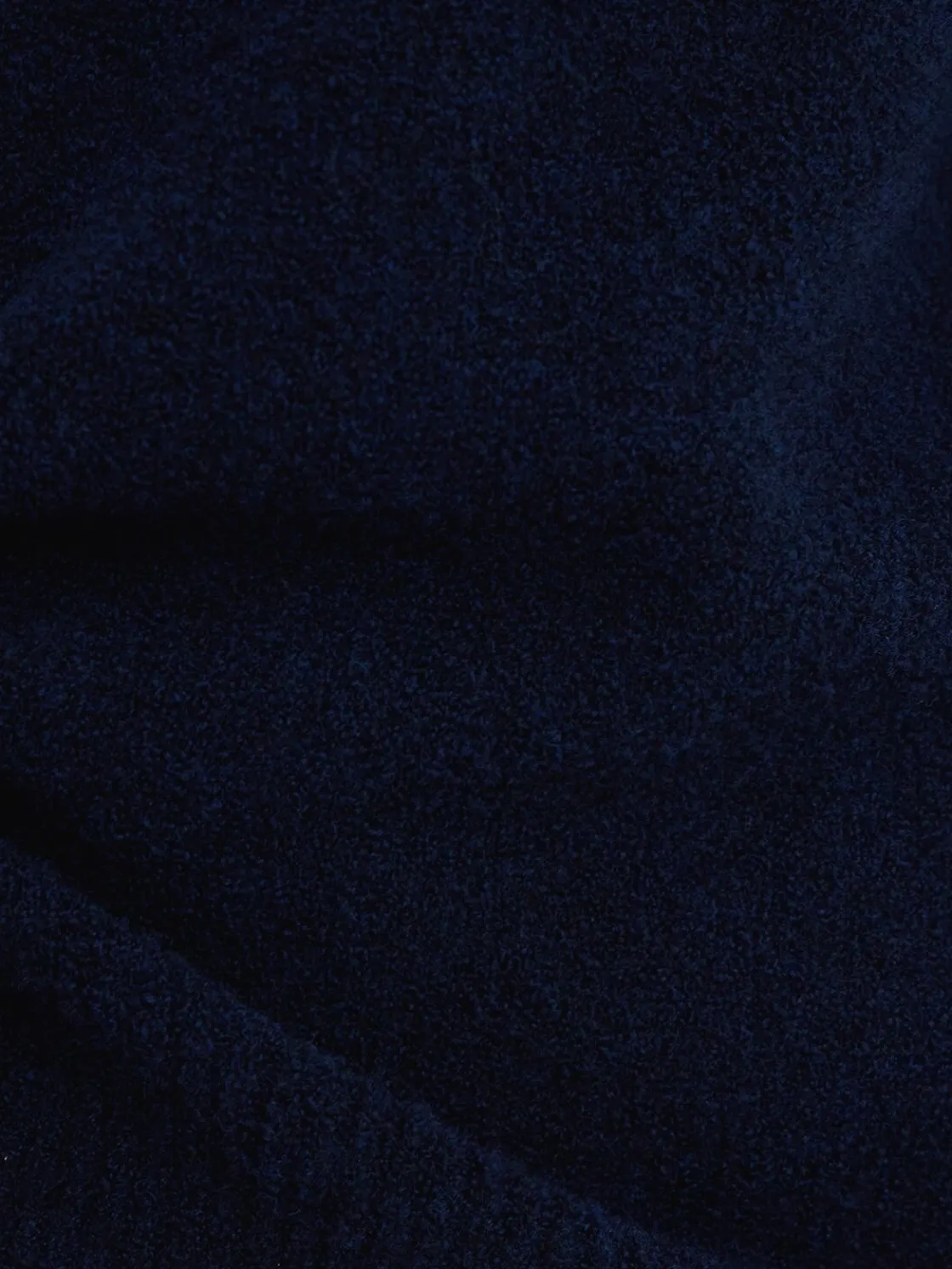 Felpa in maglia di lana con mezza zip e cappuccio