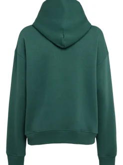 Felpa in misto cotone con cappuccio