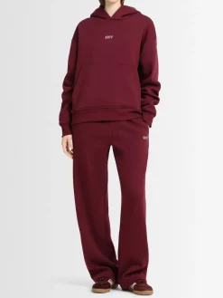 Felpa in misto cotone con cappuccio