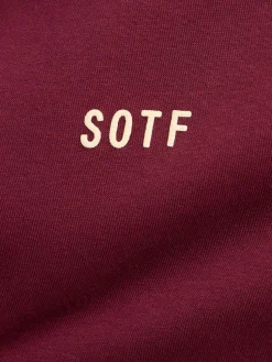 Felpa in misto cotone con cappuccio