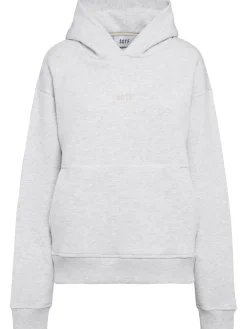 Felpa in misto cotone con cappuccio