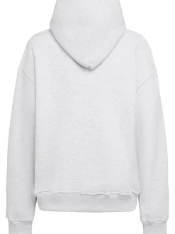 Felpa in misto cotone con cappuccio
