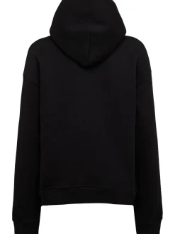 Felpa in misto cotone con cappuccio