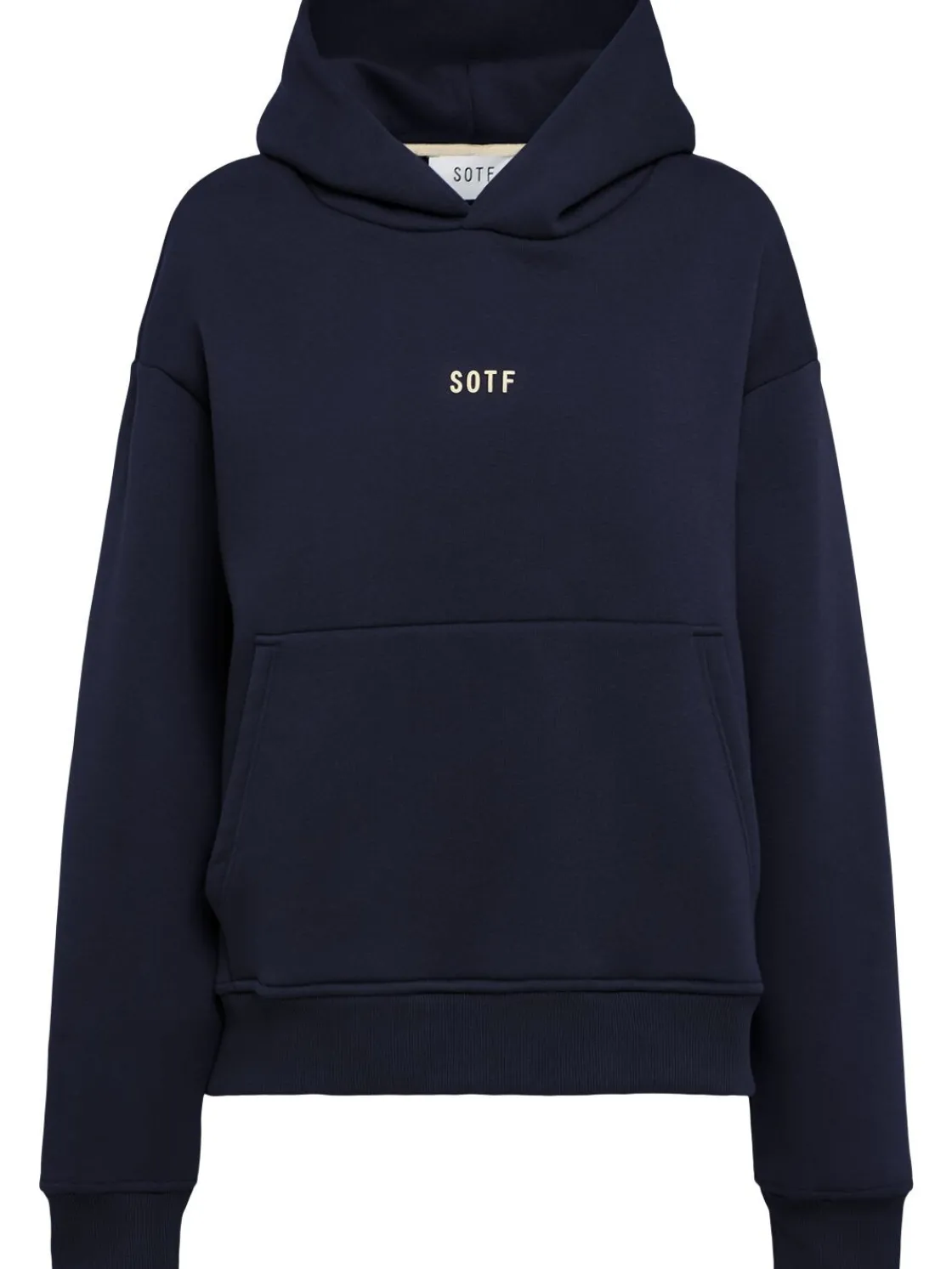 Felpa in misto cotone con cappuccio