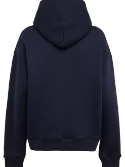 Felpa in misto cotone con cappuccio