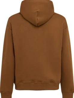 Felpa in misto cotone con cappuccio