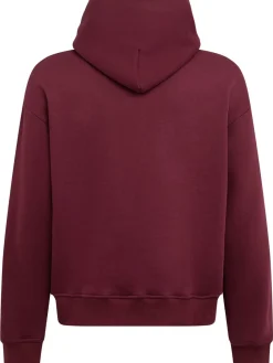 Felpa in misto cotone con cappuccio