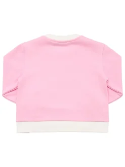 Felpa in misto cotone con stampa Stitch