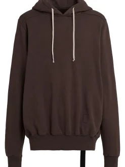Felpa oversize in cotone con cappuccio