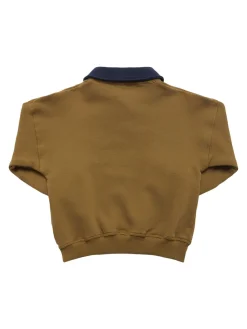 Felpa polo in cotone organico