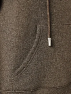 Felpa Timmi in misto cashmere / cappuccio