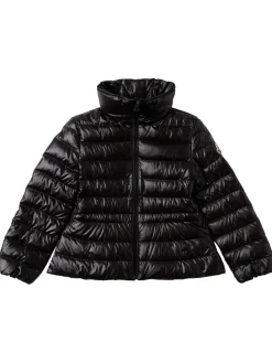 Fem shiny nylon down jacket