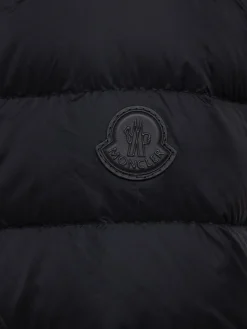 Fleurs bouclé nylon down jacket