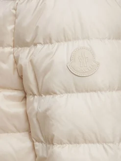 Fleurs bouclé nylon down jacket