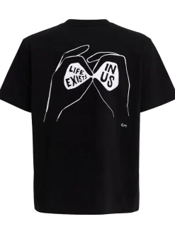 Geoff Sacai embroidery t-shirt