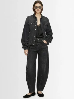 Giacca aderente con maniche oversize