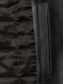 Giacca biker in pelle