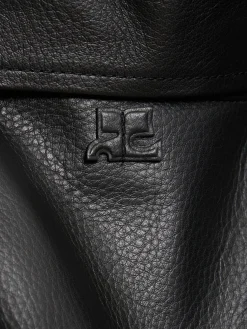 Giacca biker in pelle