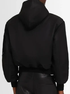 Giacca bomber con cappuccio