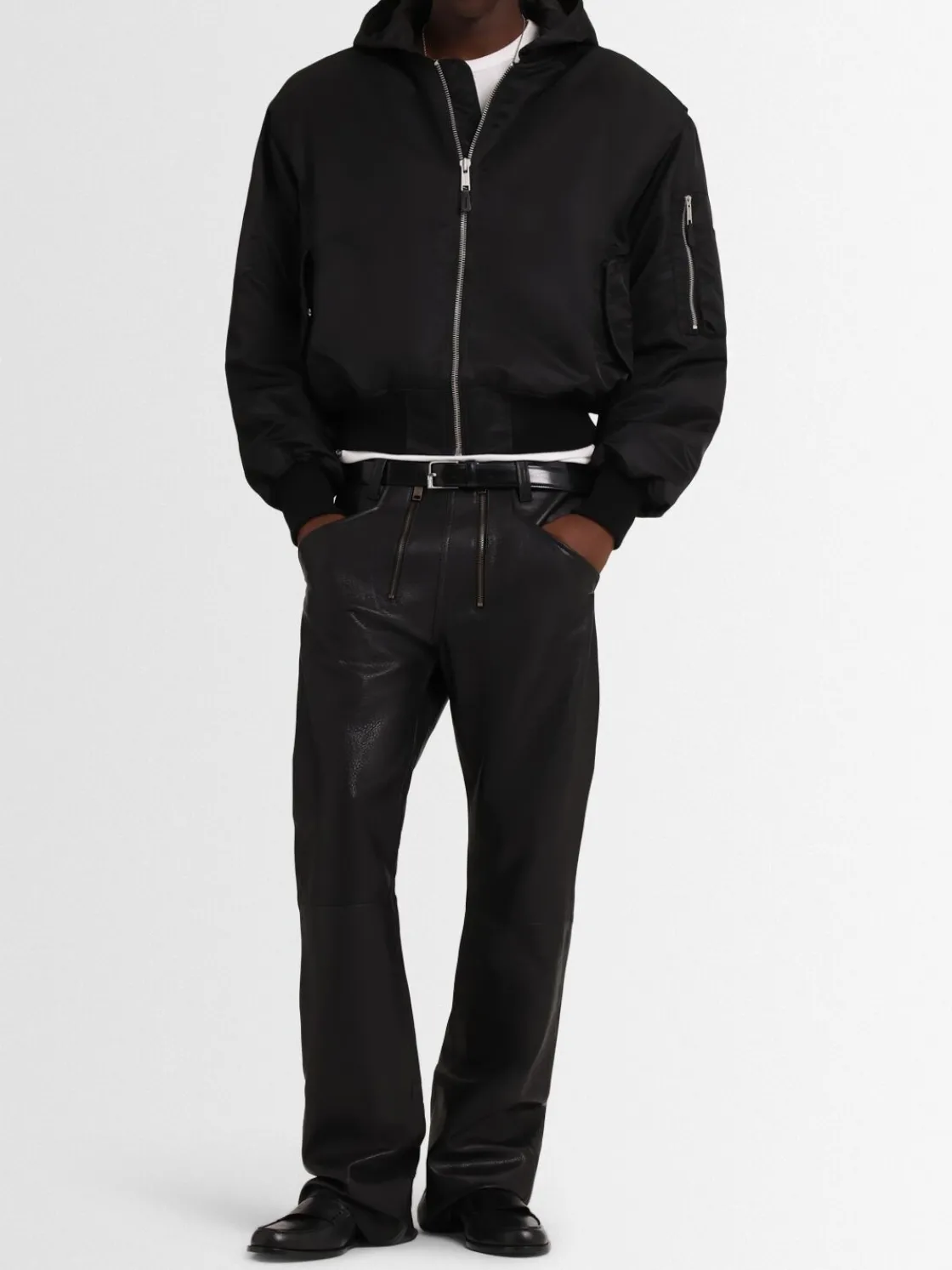 Giacca bomber con cappuccio